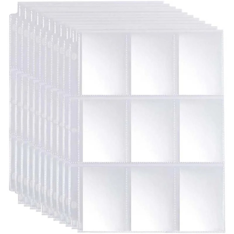 Trading Card Binder - 50pcs 9 Pocket Trading Gaming Card