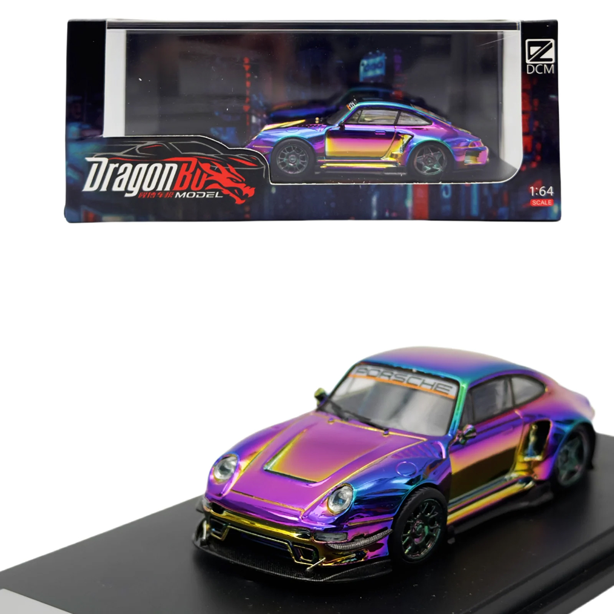 DRAGONBO x DCM 1:64 Porsche 99 - огляд і ціна Die Cast Car 1 64