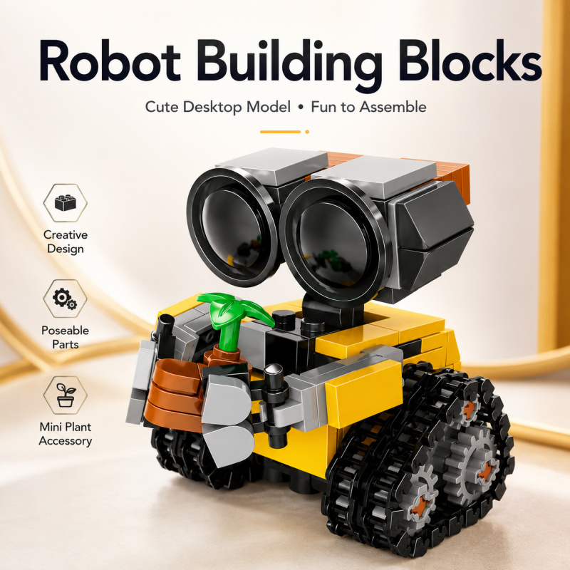 Mini Robot Building Blocks Set - огляд і ціна Building Block Mini