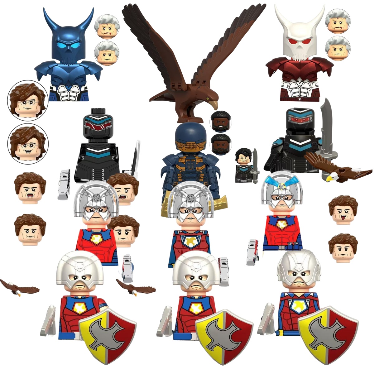 SuicideSquad Peacemaker Blue D - огляд і ціна Lego Minifigure Holder