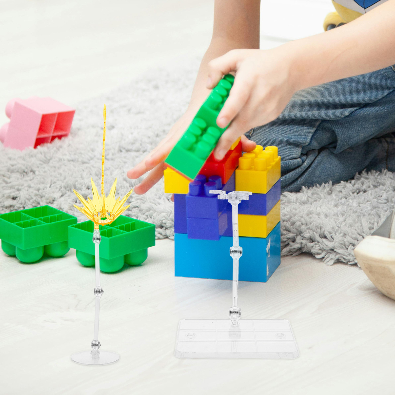 2Pcs Effect Display Bases Adju - огляд і ціна Action Figure Stand