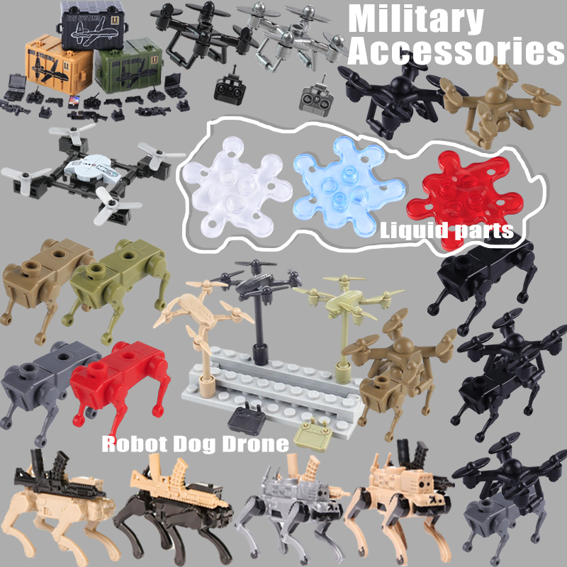 WW2 Military Accessories UAV R - огляд і ціна Lego Minifigure Holder