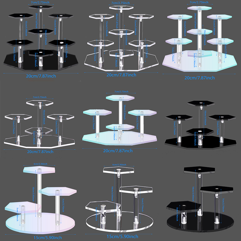 Layered Acrylic Display Stand  - огляд і ціна Pop Display Shelf