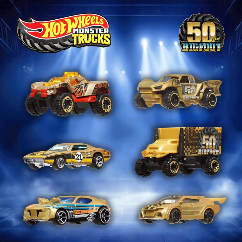 Hot Wheels Monster Truck 50th  - огляд і ціна Hot Wheels Car Monster Trucks