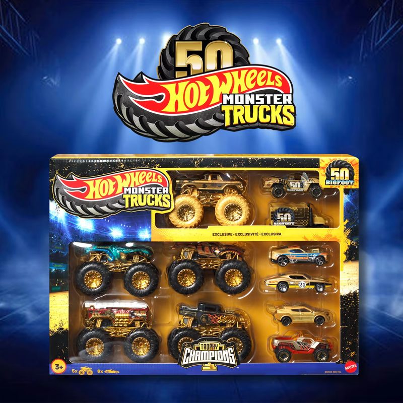 Hot Wheels Monster Truck 50th  - огляд і ціна Hot Wheels Car Monster Trucks