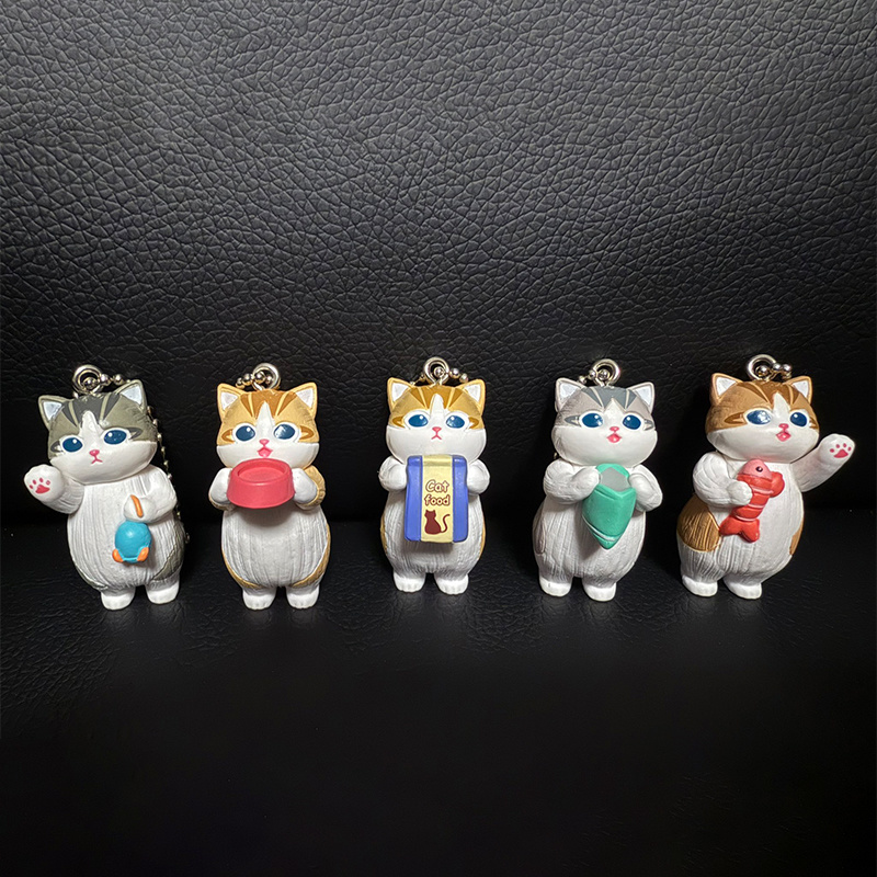 Mofusand Kawaii Cat Keychain B - огляд і ціна Action Figure Stand