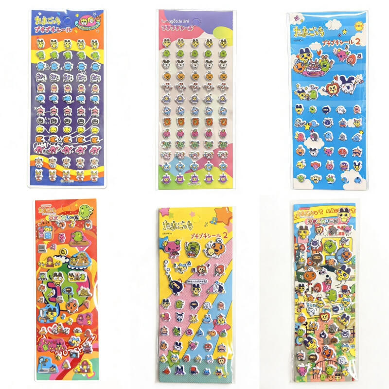 6Pcs Tamagotchi Cartoon Bubble - огляд і ціна Bandai Model Tamagotchi