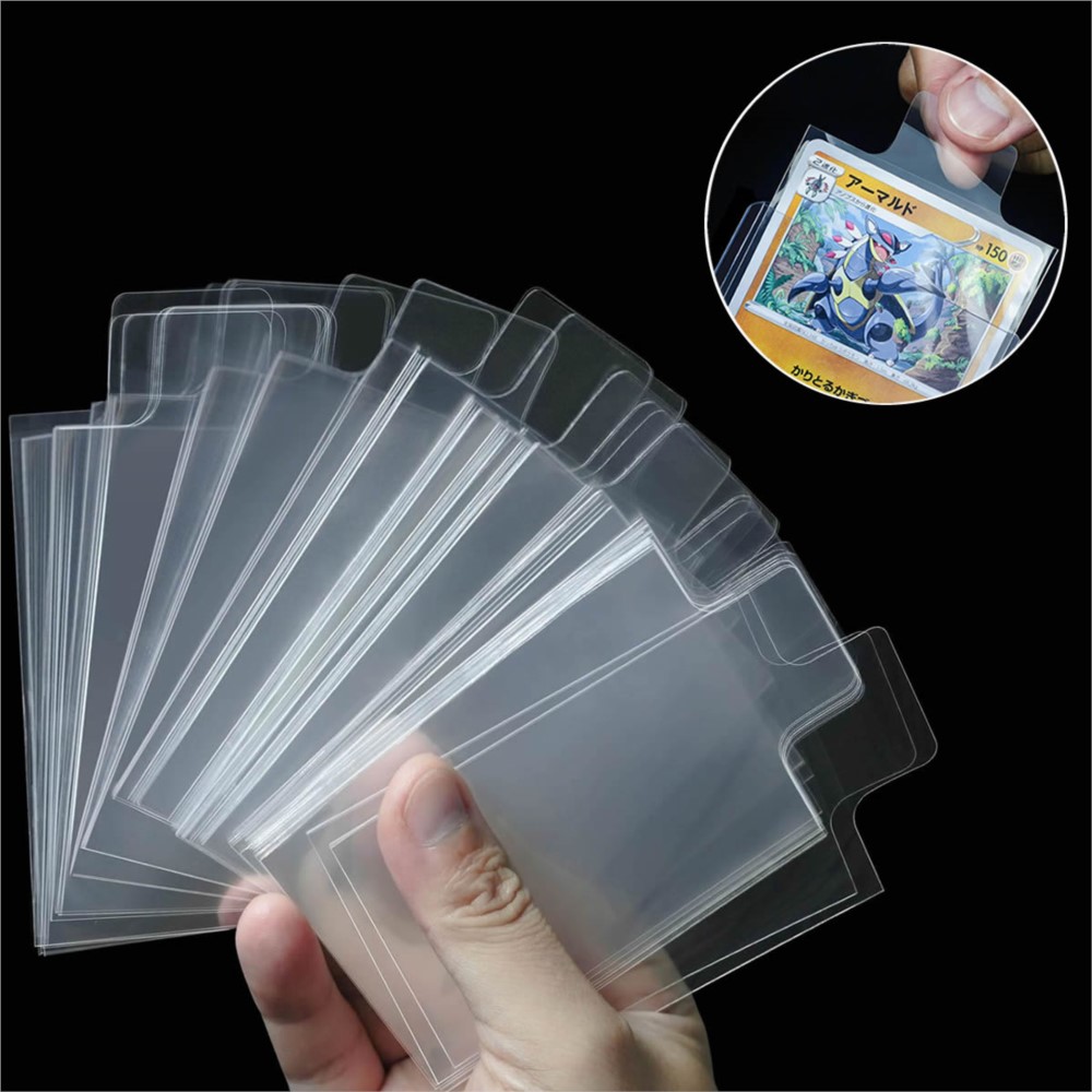 100-500Pcs Transparent Raised  - огляд і ціна Card Penny Sleeve