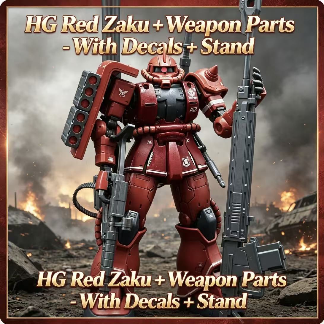 024HG Char's Custom Old Type R - огляд і ціна Bandai Model Gundam Hg