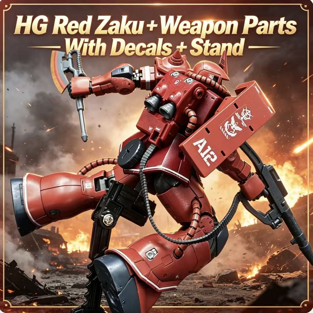 024HG Char's Custom Old Type R - огляд і ціна Bandai Model Gundam Hg