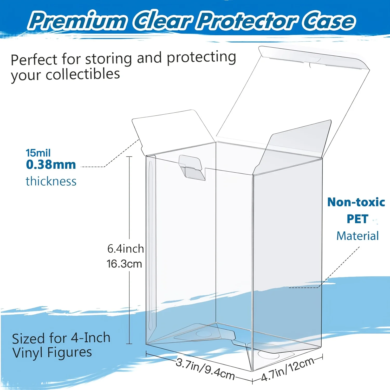Clear Pop Display Case Compati - огляд і ціна Pop Display Shelf